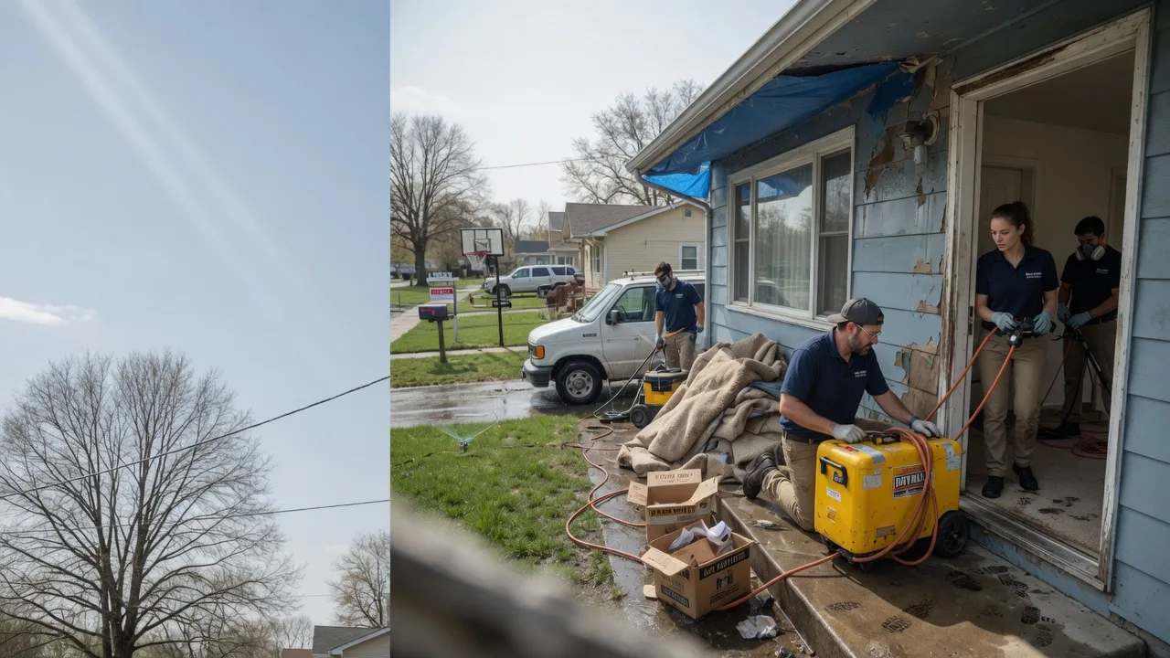 Basement Flood Cleanup in Moline, MI near me